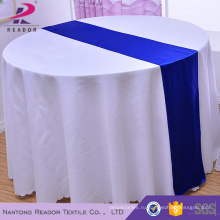Amazon 12 &quot;x 108&quot; Высококачественный свадебный блестящий атласный синий стол бегун на свадьбу